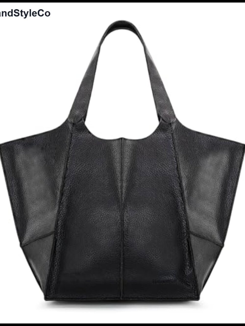 Vegan Leather Large Hobo Tote Handbag
